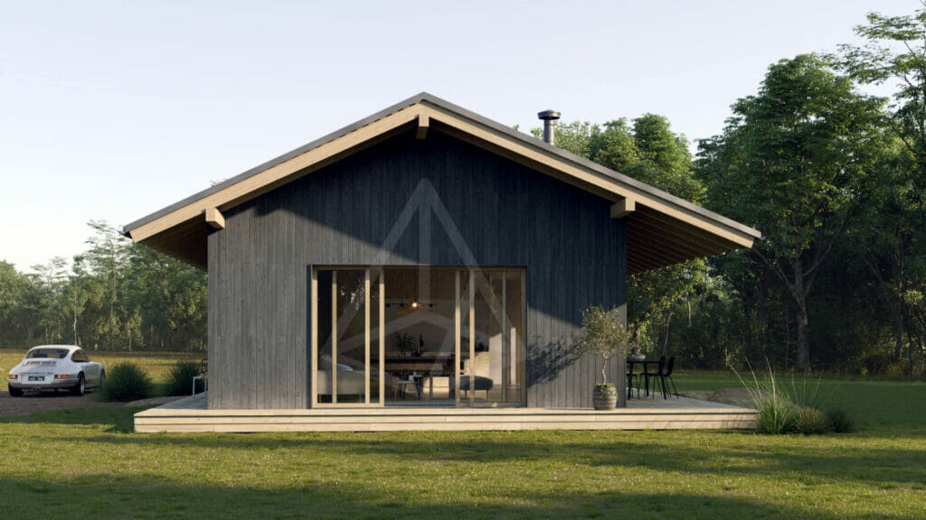 Tipinis projektas Perkūno oželis Parduodamas tipinis namo projektas dvišlaičiu stogu - Perkūno oželis