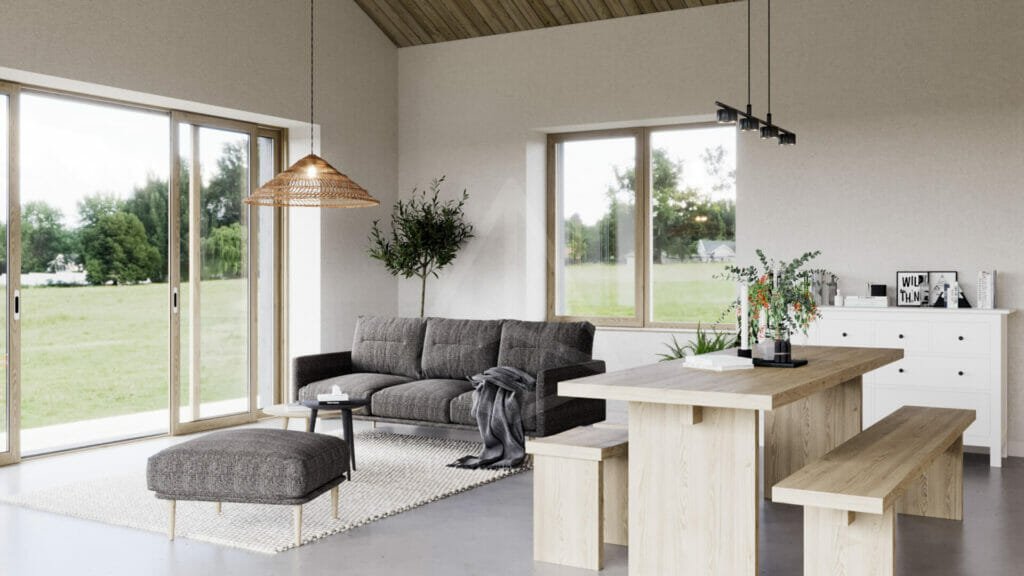 tipinis-projektas-perkuno-ozelis-silta-siaure-int-2 Parduodamas tipinis namo projektas dvišlaičiu stogu - Perkūno oželis