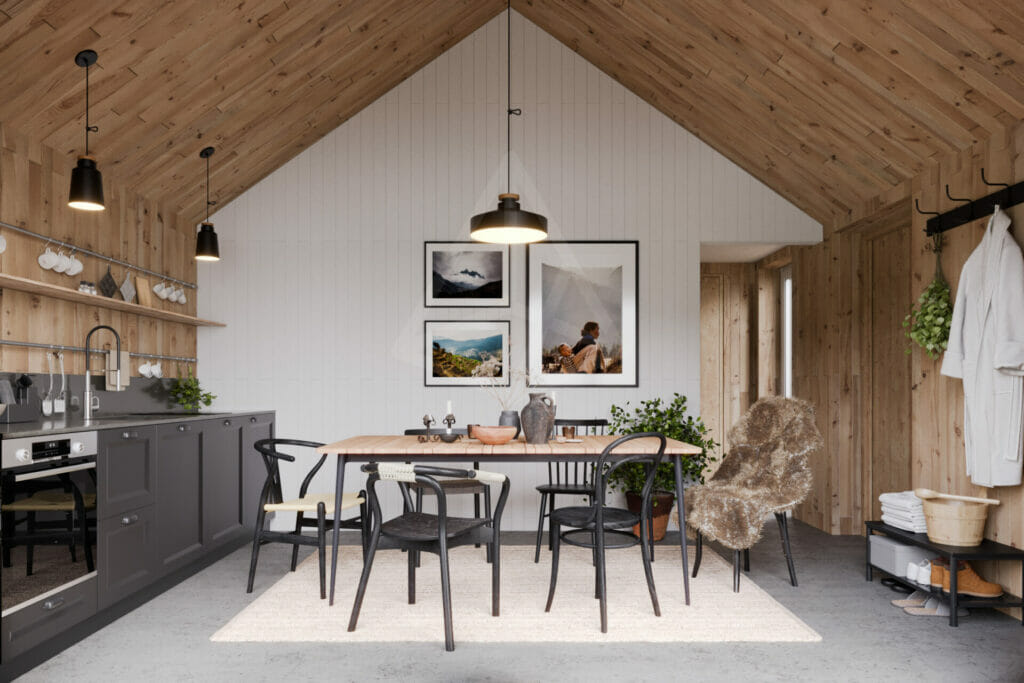 tipine-pirtis-25kv-moderni-silta-siaure-03 pirties projektas, 25 m2,modernaus stiliaus pirtis, medinis šviesus interjeras