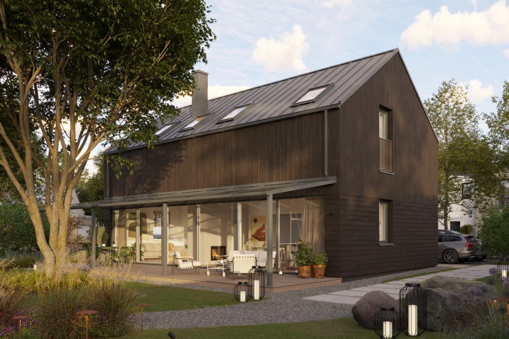 tipinis_gyvenamojo_namo_projektas_žalvarinis_exterjeras_šilta_šiaurė_01_rudas Tipinis Gyvenamojo Namo Projektas žalvarinis Exterjeras šilta šiaurė 01 Rudas