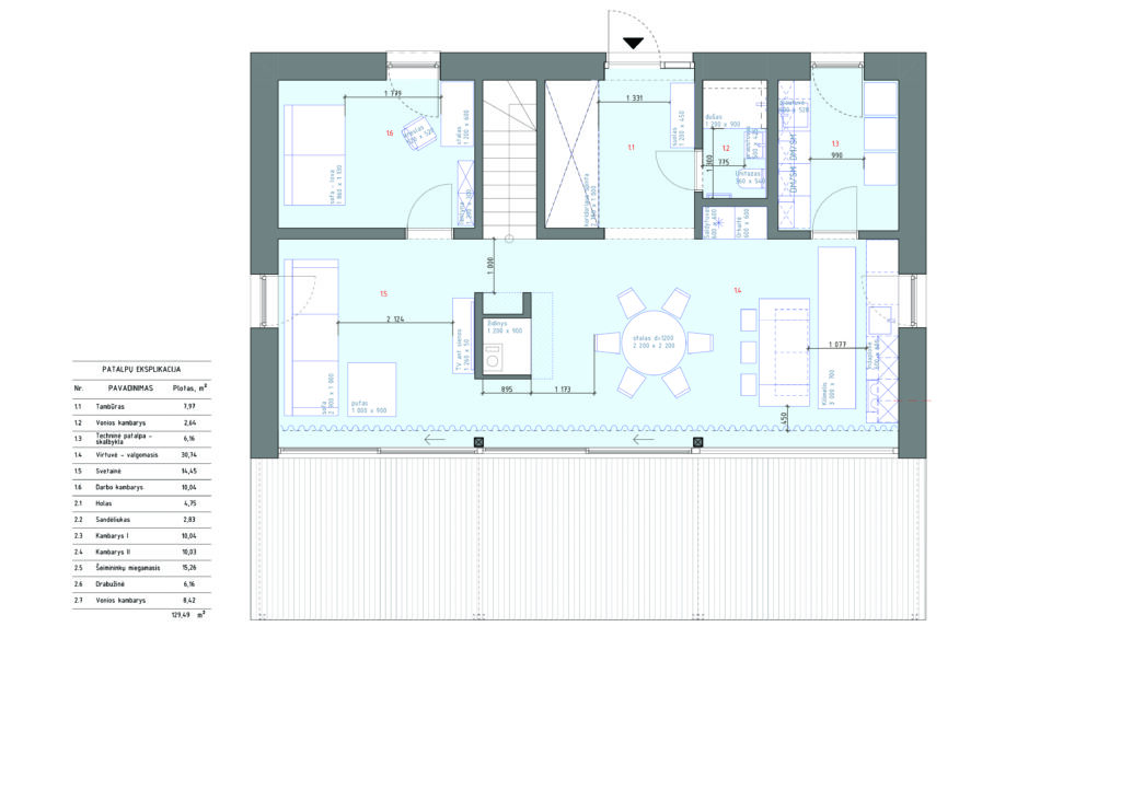 Tipinis gyvenamojo namo projektas Žalvarnis Tipinis Gyvenamojo Namo Projektas Žalvarnis